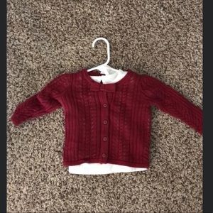 Janie and jack shirt with sweater